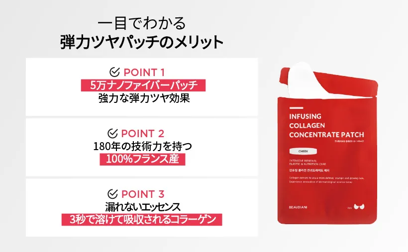 [ビューディアニ] インフュージングコラーゲンコンセントレートフルードパッチ | 詳細画像8